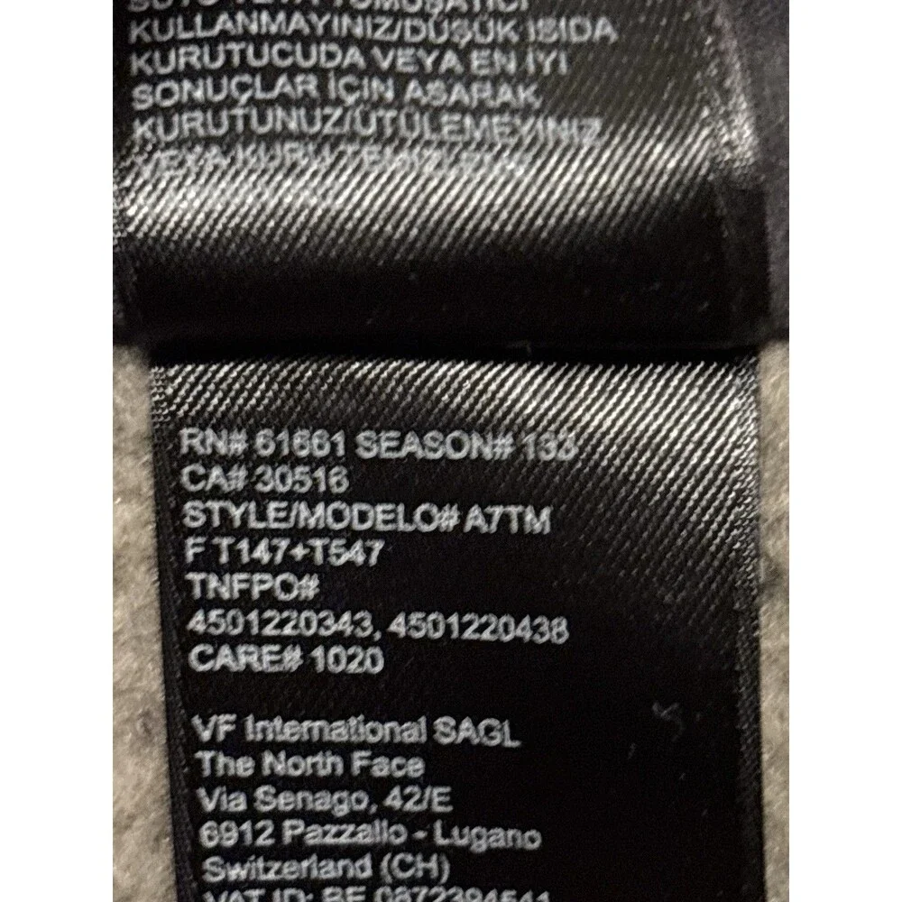 The North Face Gordon Lyons Brown Tech Pullover‎ Fleece Jacket XL Polyester